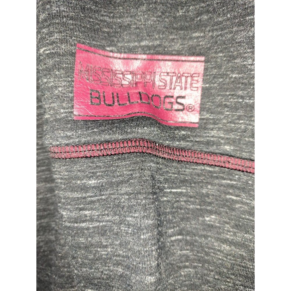 Men's 58 Sports Black Mississippi State Bulldogs Full-Zip Fleece Jacket Sz.Large - Picture 4 of 4